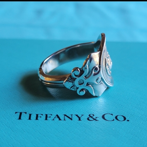 1863 Tiffany & Company Spartan Spoon Ring in Sterling Silver #73 - Picture 6 of 16